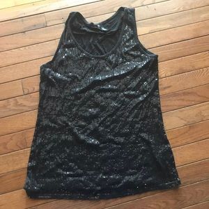 Sequin tank top